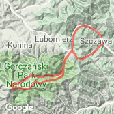 Mapa Ze Szczawy na Turbacz